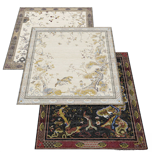 Tapis Rouge Chinoiserie